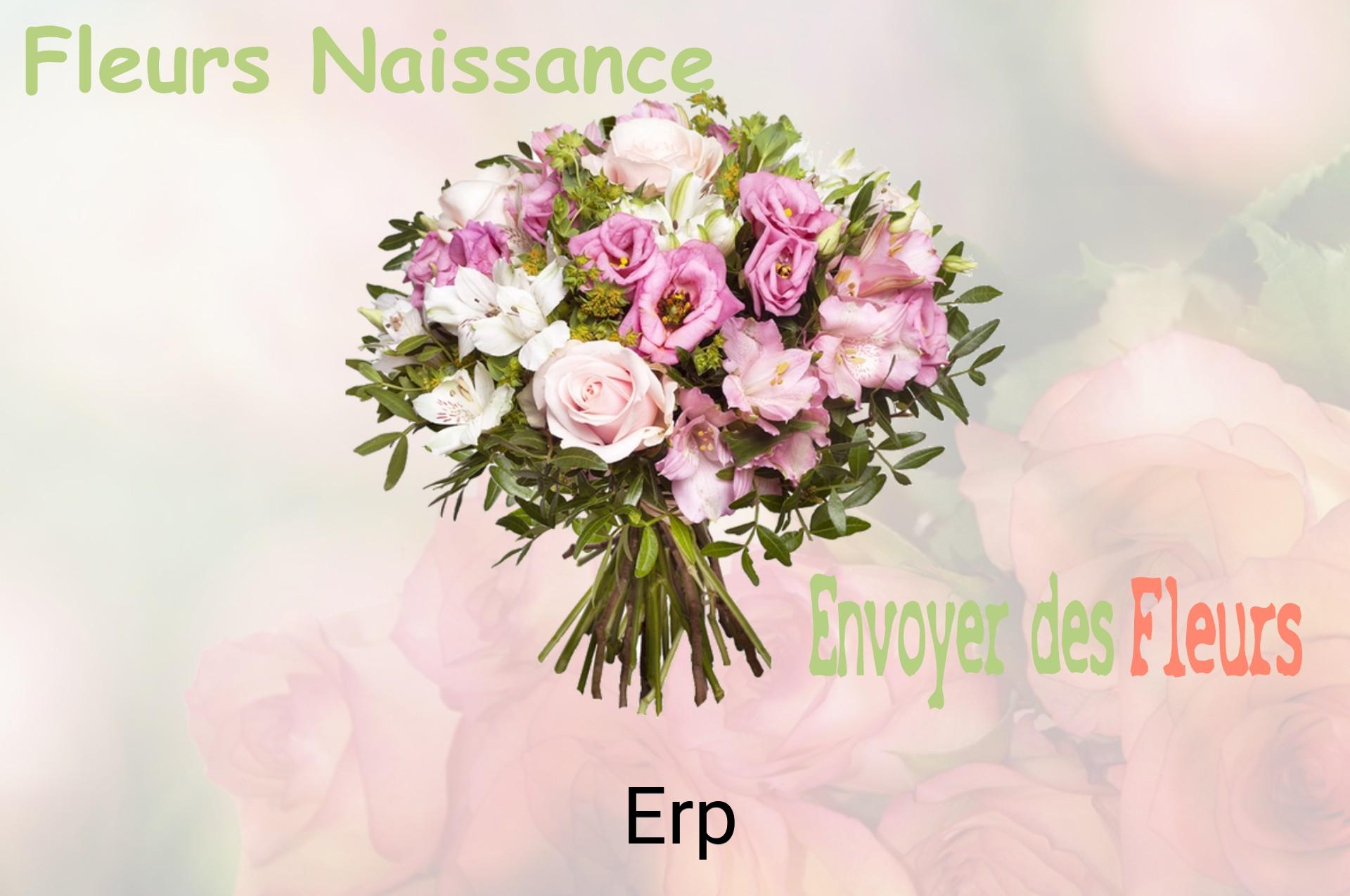 Bouquet de fleurs de naissance livré à Erp